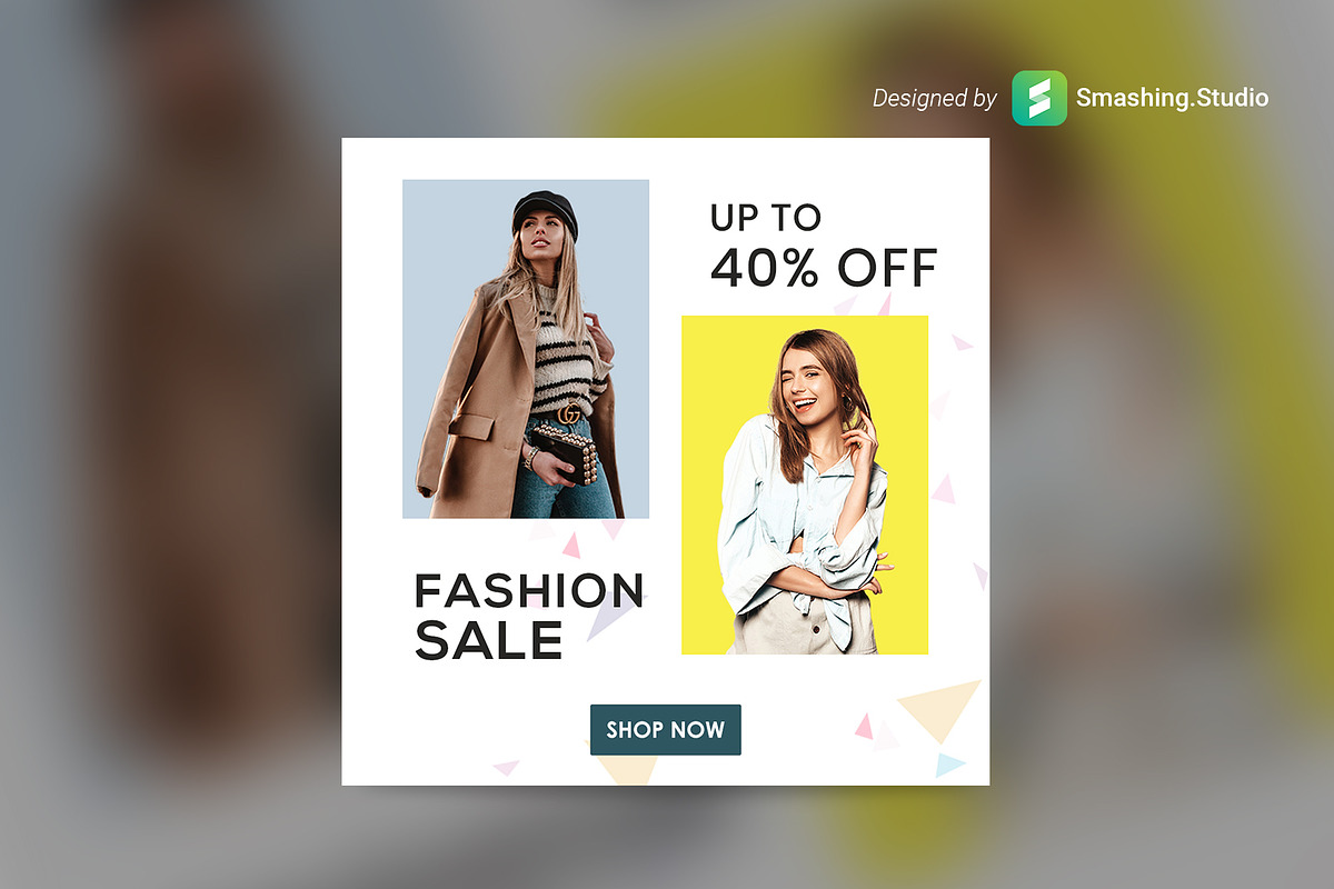 Fashion Facebook & Website Banners, a Social Media Template by Smashing_Studio (Photo 2 of 3)