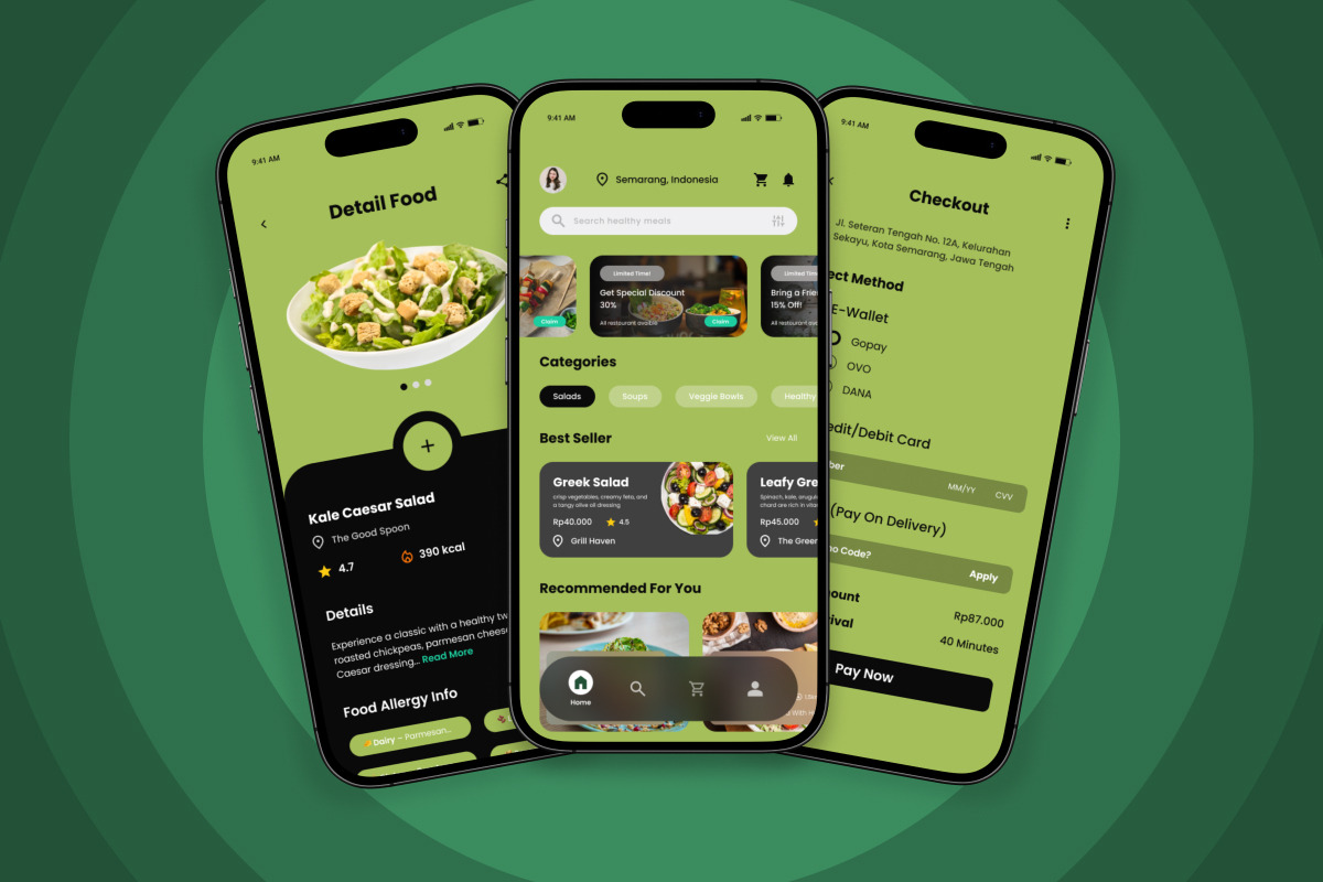 PureBite – Food Delivery App Design, an App Template by twinstd (Photo 4 of 5)