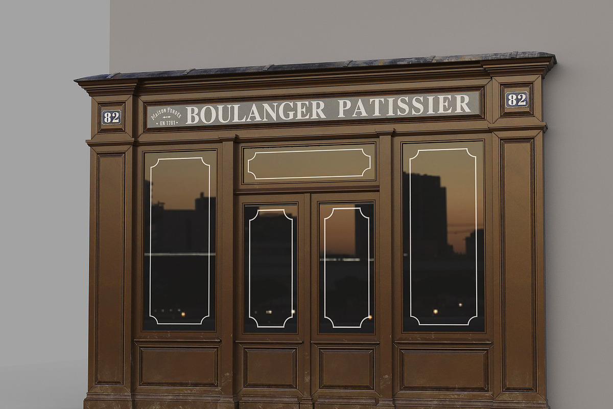 Modular shop, an Architecture 3D Model by happy brush