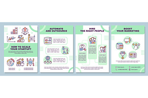 How To Scale Startup Brochure