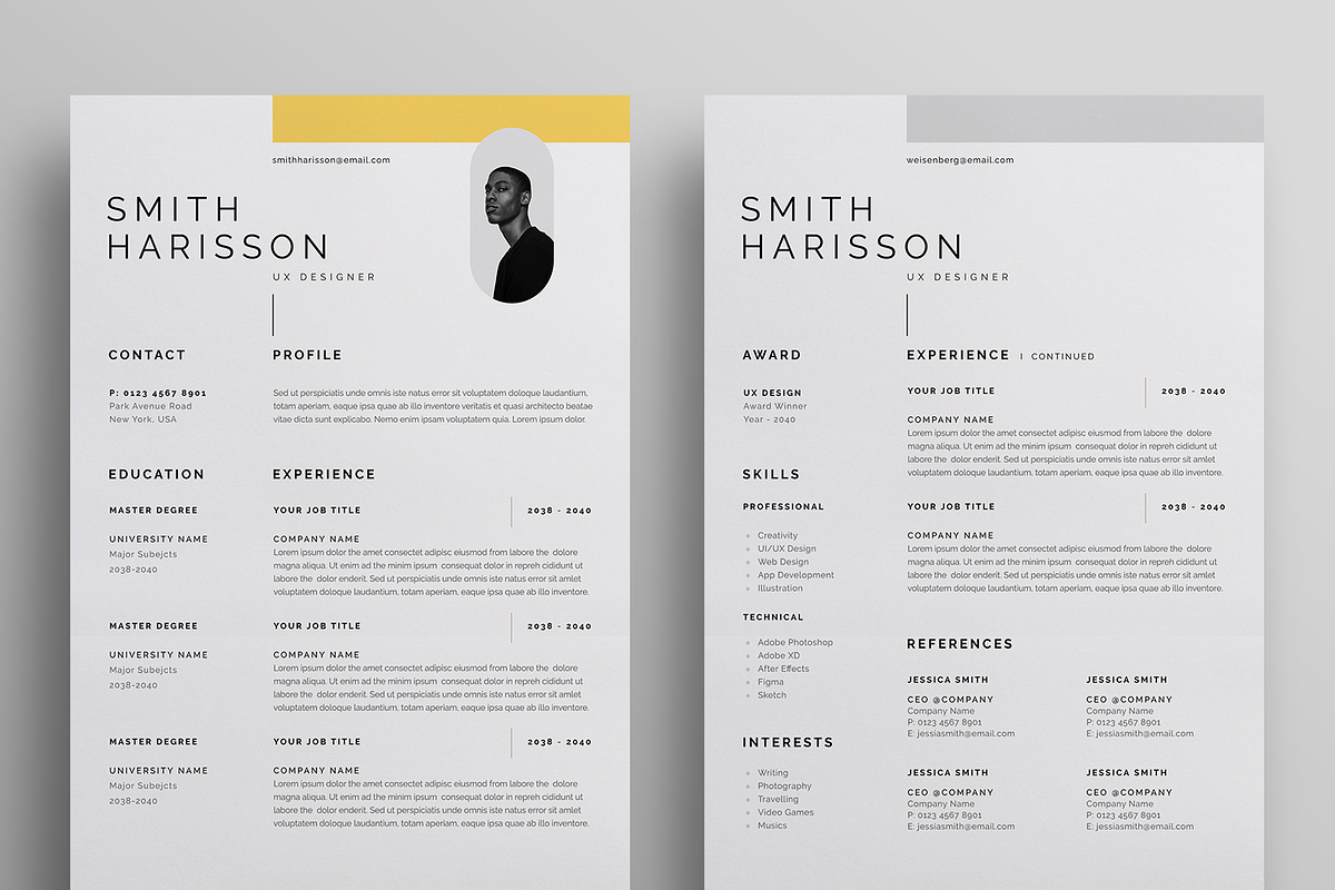Resume/CV, a Resume Template by Reuix Studio (Photo 3 of 5)