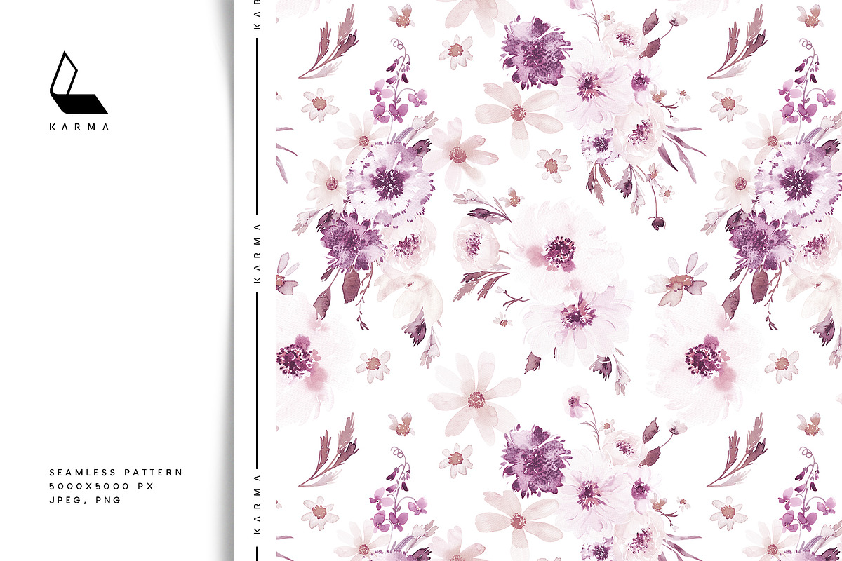 Flora | Watercolor Flower Collection, an Illustration by Karma (Photo 14 of 26)