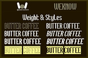 Butter Coffee font, a Sans Serif Font by weknow (Thumbnail 7 of 8)