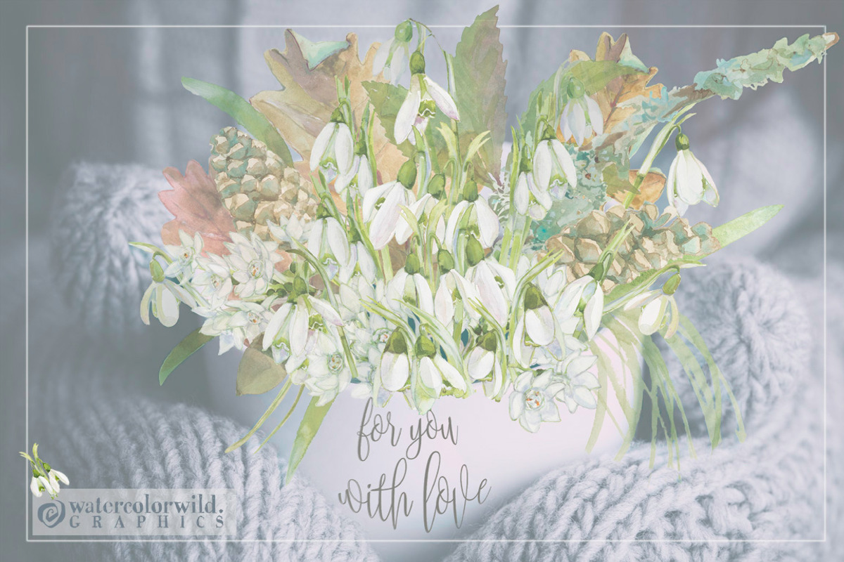 0101 Winter White, a Work Illustration by watercolorwild.graphics (Photo 10 of 10)
