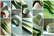 Green & Neutral Verticals, an Abstract Photo by AI Petr Creative Agency (Thumbnail 3 of 7)