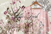 Tulip Hush Luxury Seamless Patterns, a Pattern Graphic by LEAFure (Thumbnail 1 of 10)