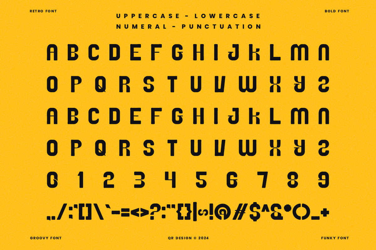 Yokang - Groovy Font, a Sans Serif Font by QR Design Studio (Photo 5 of 6)