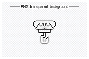 Industrial Crane Hook Line Icons, an Outline Icon by Designfour (Thumbnail 4 of 7)
