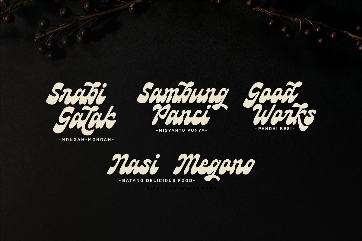 Aerogate Script, a Script Font by Wacaksara Co. (Photo 2 of 13)