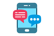 Mobile Flat Icon, a Duotone Icon by Pexelpy (Thumbnail 2 of 2)