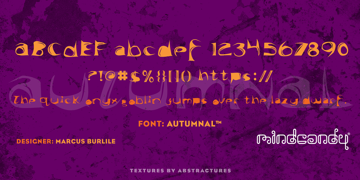 Autumnull™, a Handwritten Font by MINDCANDY