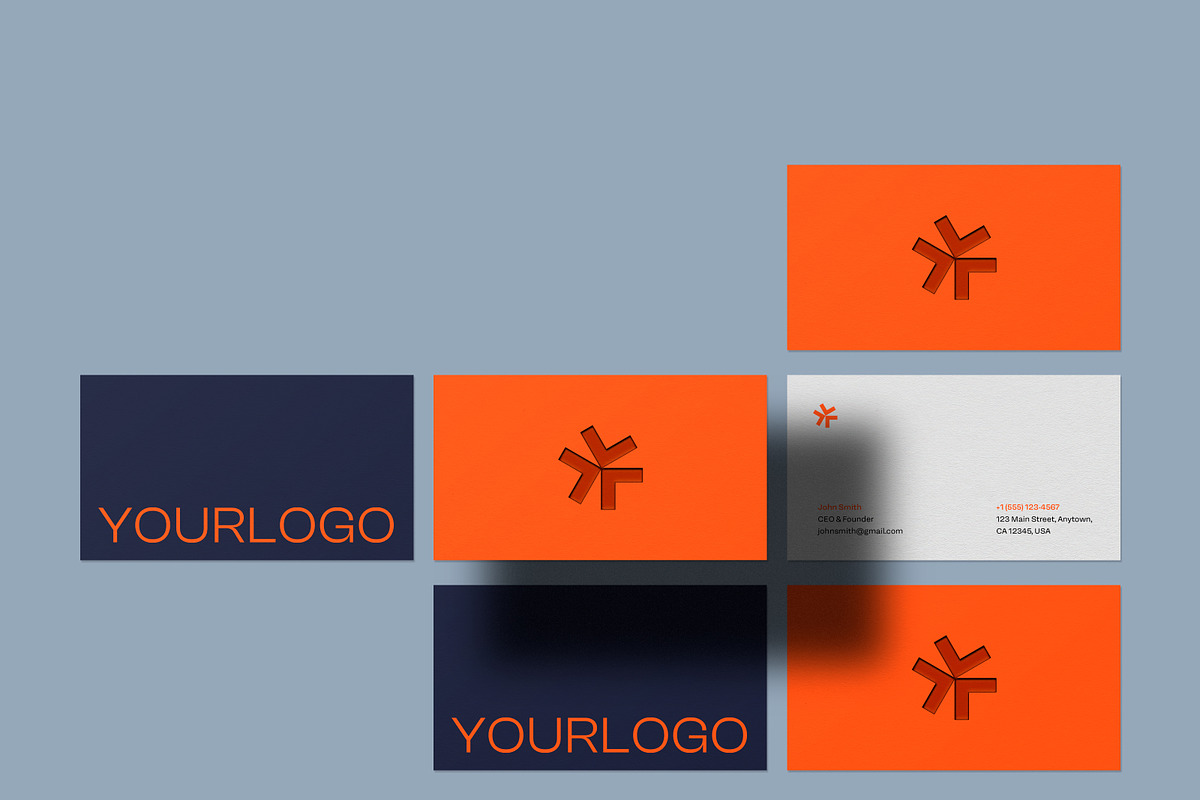 Modern Business Card Mockups, a Merchandise Mockup by rodrigofkaminski (Photo 9 of 9)