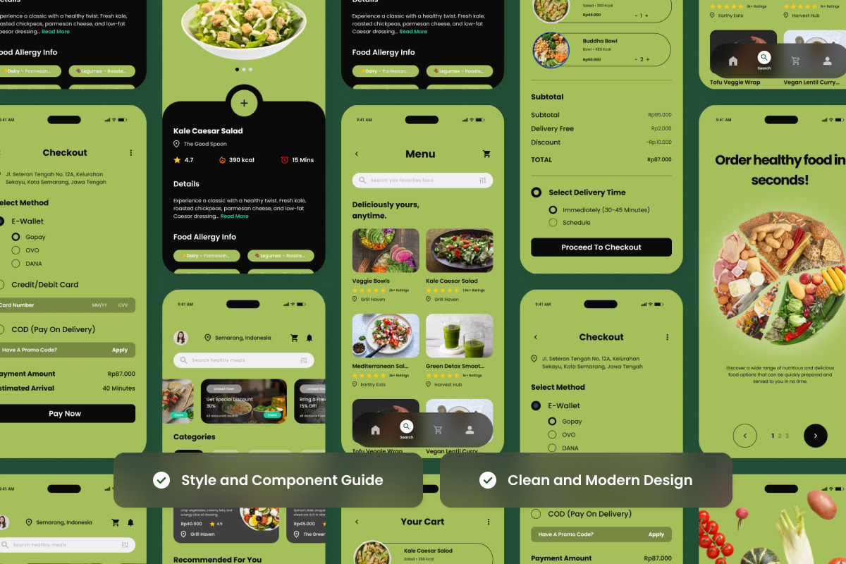 PureBite – Food Delivery App Design, an App Template by twinstd (Photo 3 of 5)