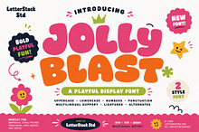 Jolly Blast - Decorative Font