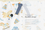 Baby Cotton Shorts Mock-ups Set, a Bottom Mockup by Mocca Mockups Store (Thumbnail 15 of 22)