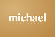 michael - beauty ligature font, a Sans Serif Font by Sensatype (Thumbnail 17 of 17)