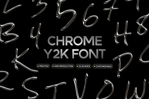 Chrome Y2K Font