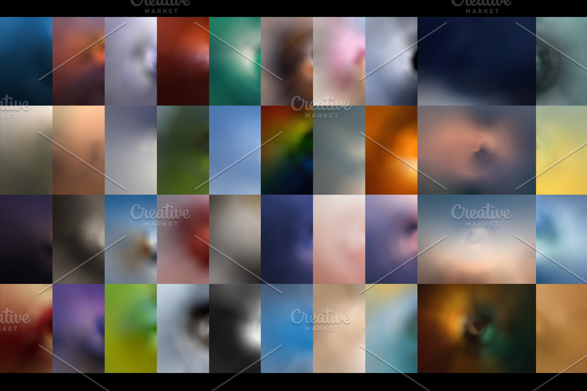(SALE) 40 Blurred Backgrounds N1 preview 5