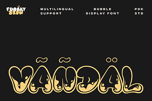 Funky Brow - Bubble Graffiti Font