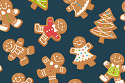 Christmas Gingerbread Pattern Set, a Pattern Graphic by Barsuk's Shop (Thumbnail 4 of 10)