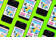 Music Event Flyer Set, a Flyer Template by Aiyari Graphic (Thumbnail 2 of 3)