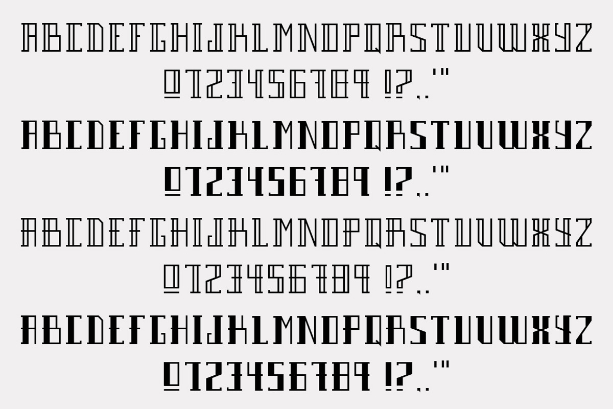 Breach Typeface preview 4