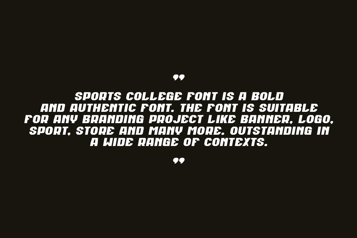 Sports College - Font Duo, a Handwritten Font by QR Design Studio (Photo 9 of 12)