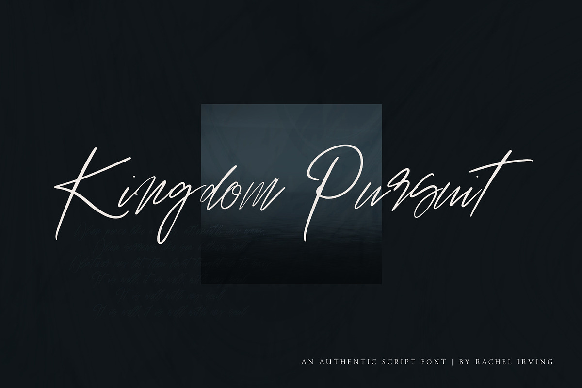 Kingdom Pursuit | Script Font