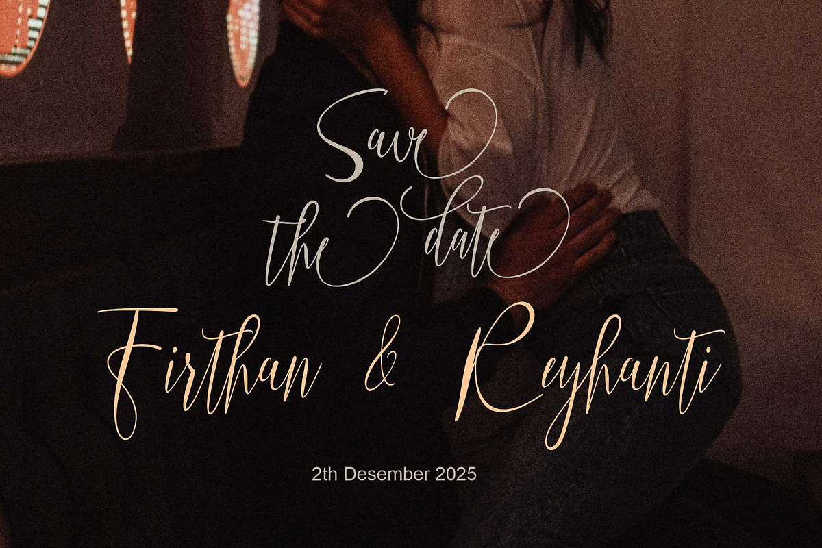 Vellitha, a Script Font by Nowlystudios (Photo 3 of 7)