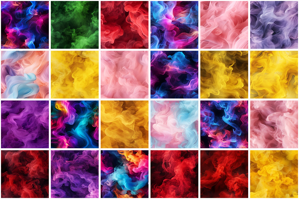 Smoke Effect Seamless Pattern, a Pattern Graphic by Forhadx5 (Photo 3 of 12)