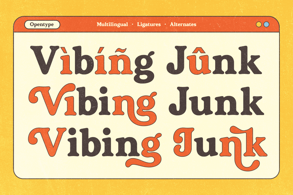 GC Sunday Railway - Retro Serif, a Serif Font by Glyphonic (Photo 10 of 16)