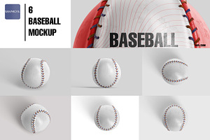 Dye Sublimation Baseball Mockup