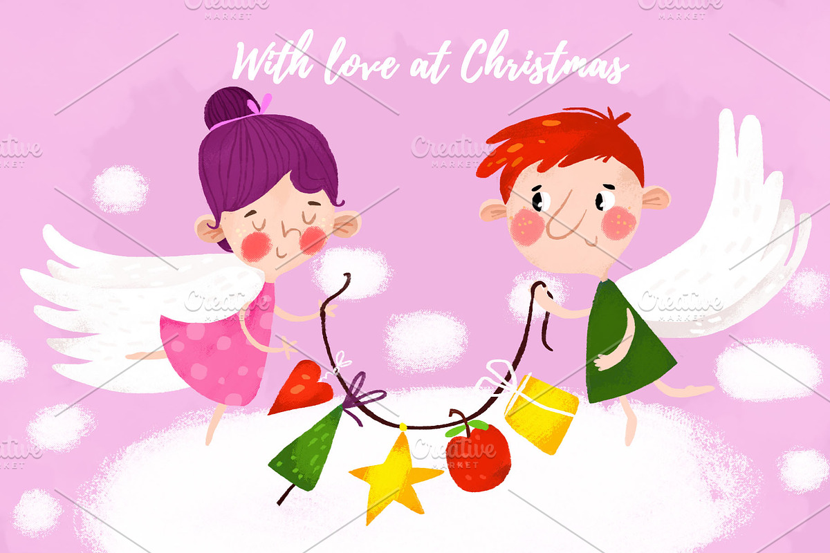 12 Christmas Postcards, an Animal Illustration by Ovocheva (Photo 6 of 12)