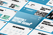 Quarterly Meeting Agenda, a Presentation Template by SquidPixey (Thumbnail 6 of 6)