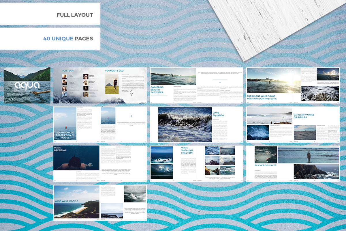 A Q U A landscape brochure, a Brochure Template by Boris Cupac (Photo 15 of 17)