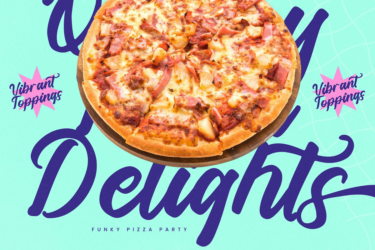 Restock Funkys Bold Script Font preview 3