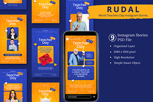 World Teachers Day Canva & Instagram, a Social Media Template by Attype