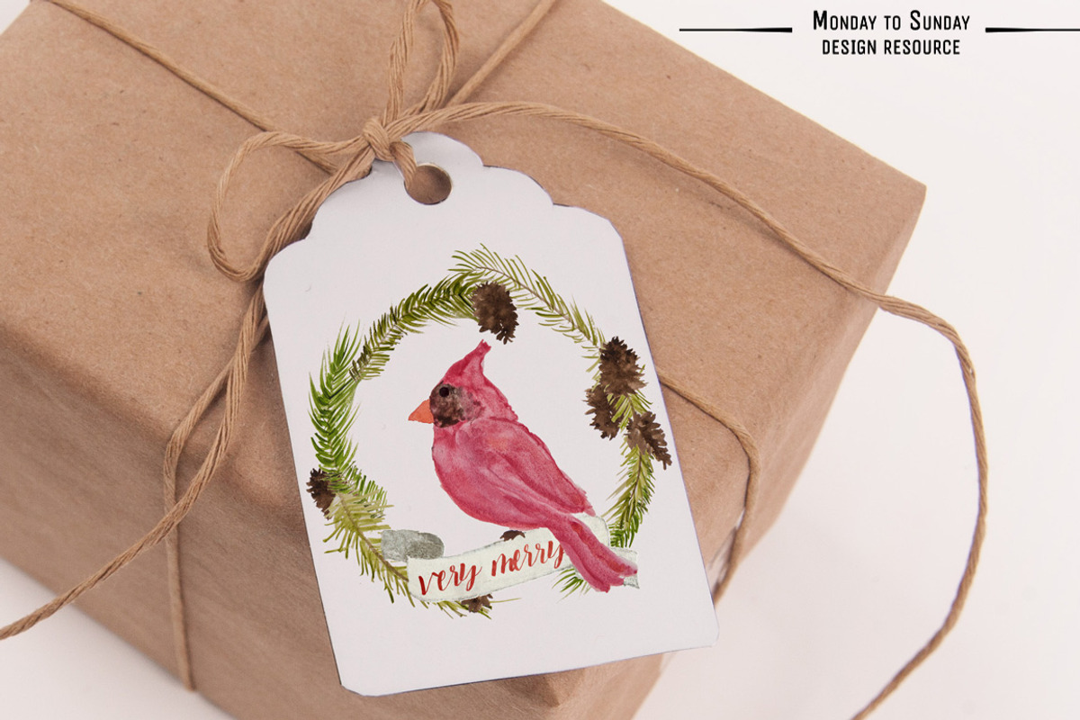 Gift Tag Mock Ups- Smart Objects!, a Packaging Mockup by Snark Heart (Photo 4 of 6)