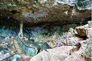 Cave at Los Tres Ojos in Santo, a Nature Photo by Leonid Andronov