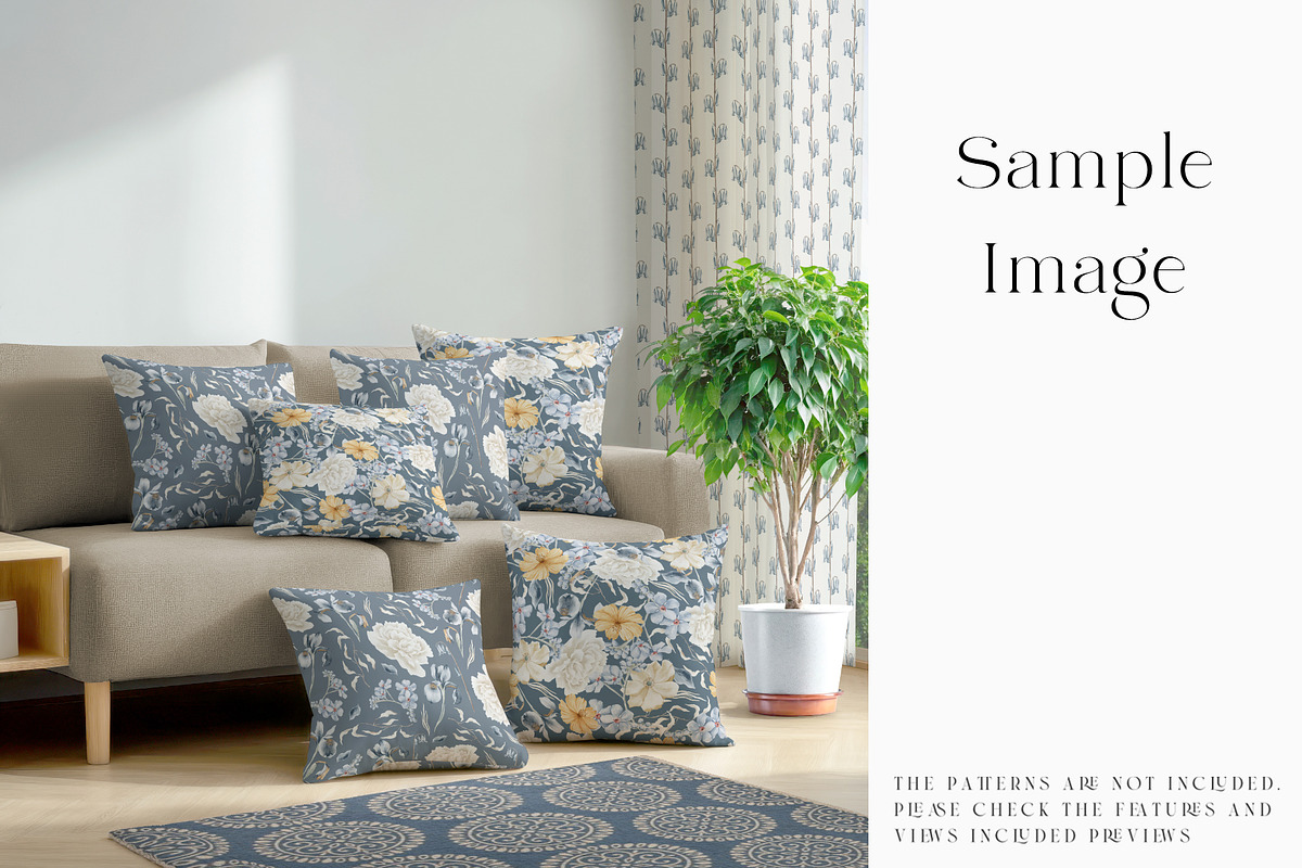 Throw Pillows Mockups, a Mockup by mock-ups (Photo 14 of 21)