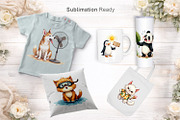 Sarcastic Summer Animals Clipart, an Illustration by Artnoy (Thumbnail 5 of 8)