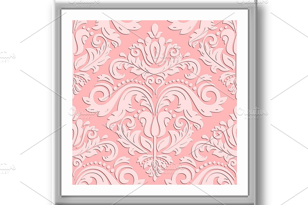 Seamless Vector Orient Pattern With, a Decorative Illustration by FineArtStudio (Photo 3 of 3)