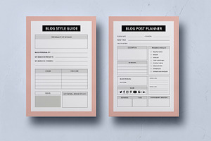 Blog Post Planner Kit V21