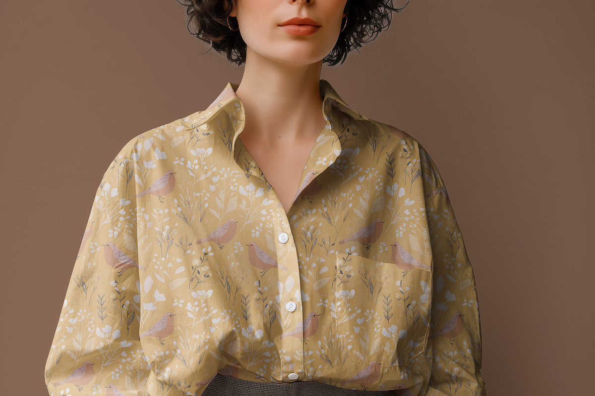 Long-sleeved Classic Shirt Mockup, a Shirt Mockup by 1001 mockups (Photo 6 of 9)