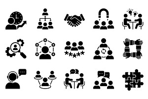 Teamwork Community Business People, a Person Illustration by Gentle Studio