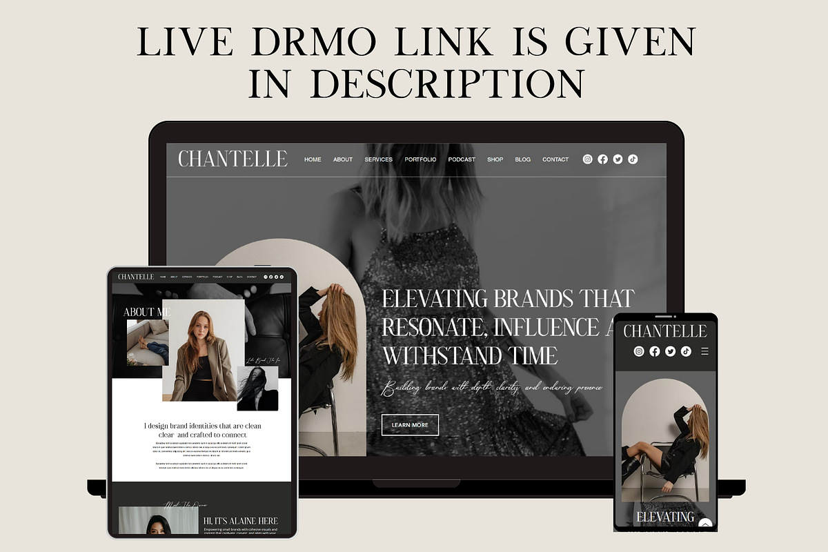 Premium Life Coach Wix Template, a Wix Template by AdvertFox (Photo 7 of 10)