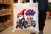 4th Of July gnomes Tractor Clipart, an Illustration by Rose Art (Thumbnail 5 of 6)