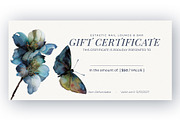 Floral Gift Voucher Template, a Stationery Template by BazziBa♥ (Thumbnail 5 of 5)