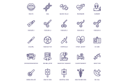 105 Medical and Healthcare Icons, an Icon by Flat Icons (Thumbnail 5 of 8)
