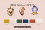 Grimoire Gold Occult Clipart Set, an Object Graphic by Jakayla Digital Co (Thumbnail 2 of 14)